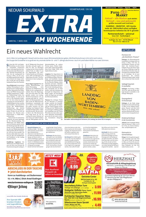 Extra am Wochenende Neckar 07.03.2026