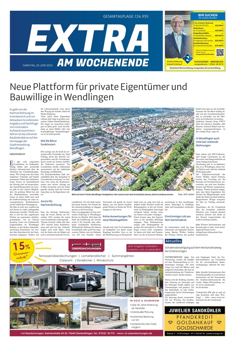 Extra am Wochenende Nürtingen 20.06.2026
