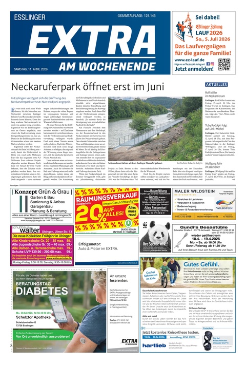 Extra am Wochenende Esslingen 11.04.2026