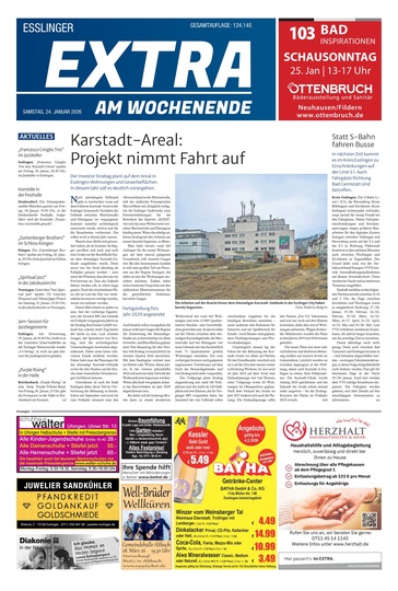 Extra am Wochenende Esslingen 24.01.2026
