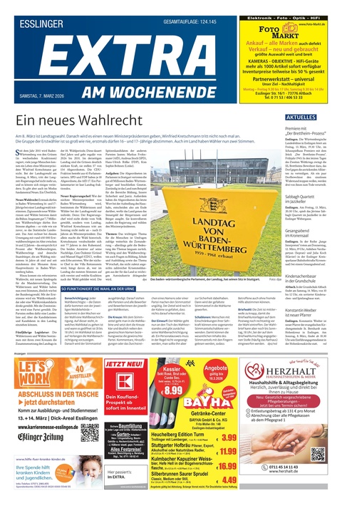 Extra am Wochenende Esslingen 07.03.2026