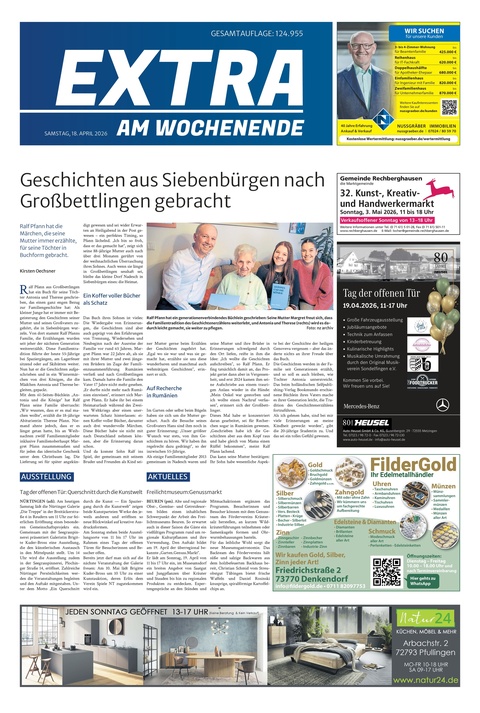 Extra am Wochenende Nürtingen 18.04.2026