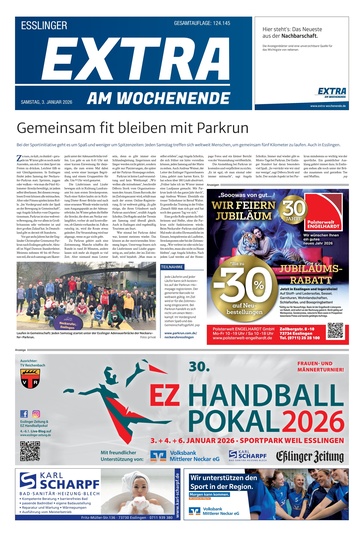 Extra am Wochenende Esslingen 03.01.2026