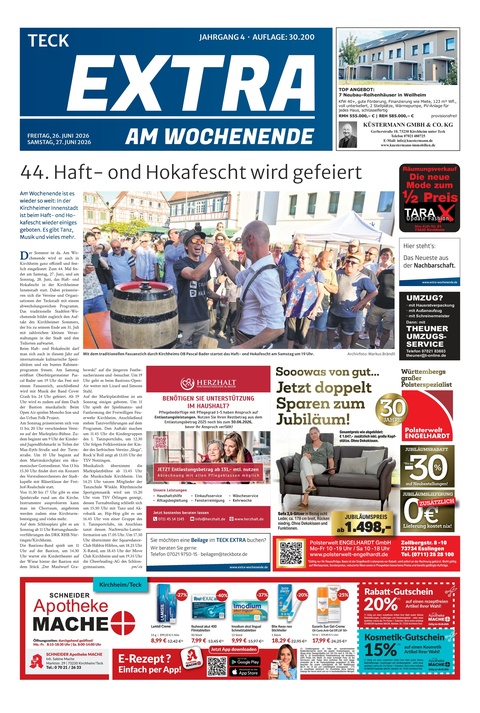 Extra am Wochenende Kirchheim 27.06.2026