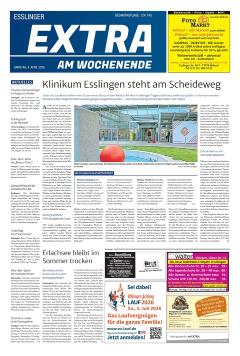 Extra am Wochenende Esslingen 04.04.2026