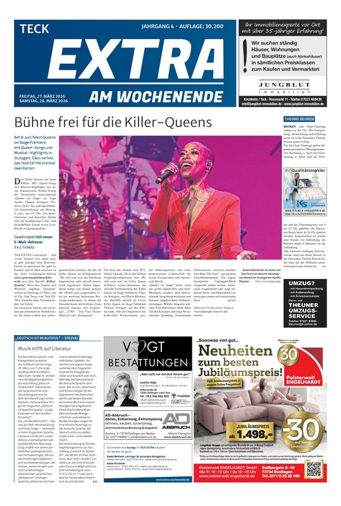 Extra am Wochenende Kirchheim 28.03.2026