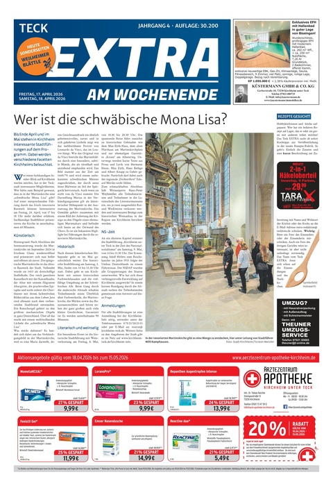 Extra am Wochenende Kirchheim 18.04.2026