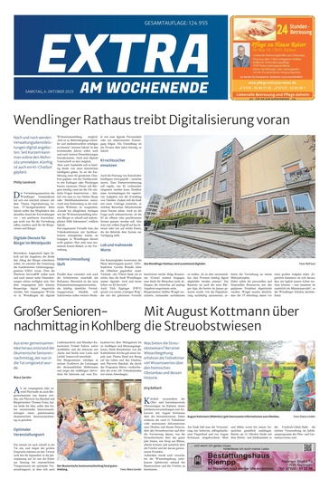 Extra am Wochenende Nürtingen 04.10.2025