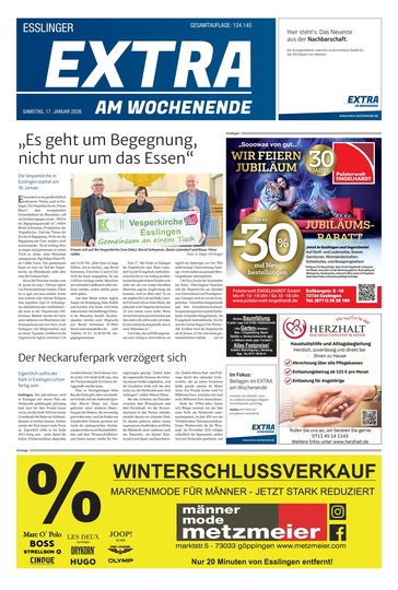 Extra am Wochenende Esslingen 17.01.2026
