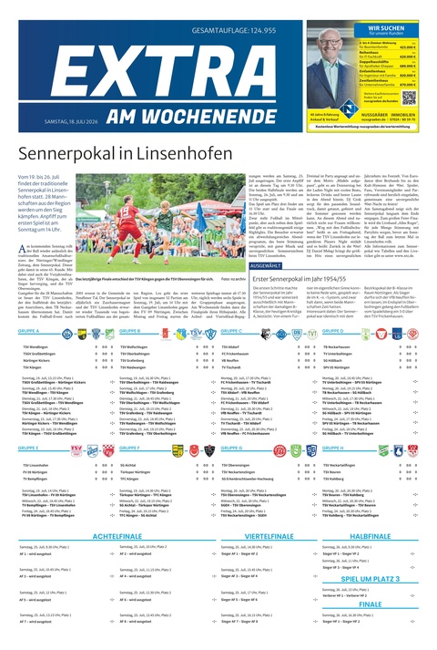 Extra am Wochenende Nürtingen 18.07.2026