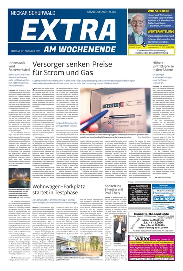 Extra am Wochenende Neckar 27.12.2025