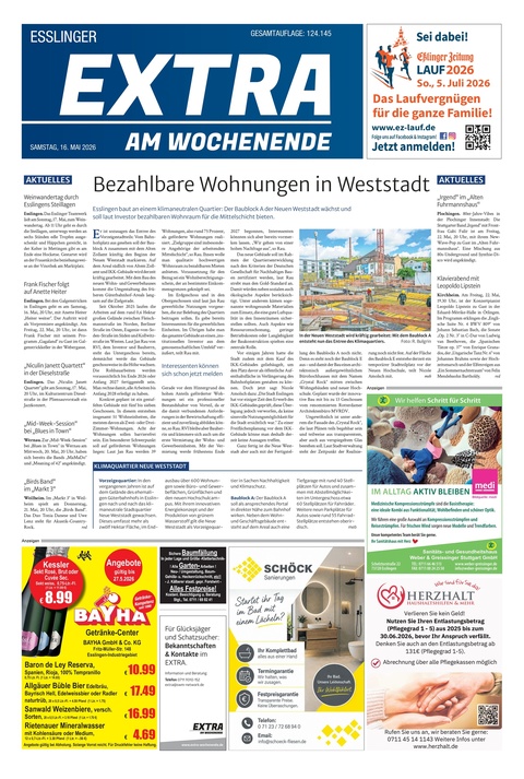 Extra am Wochenende Esslingen 16.05.2026