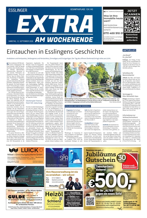 Extra am Wochenende Esslingen 12.09.2026
