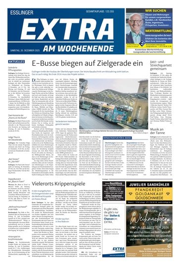Extra am Wochenende Esslingen 20.12.2025