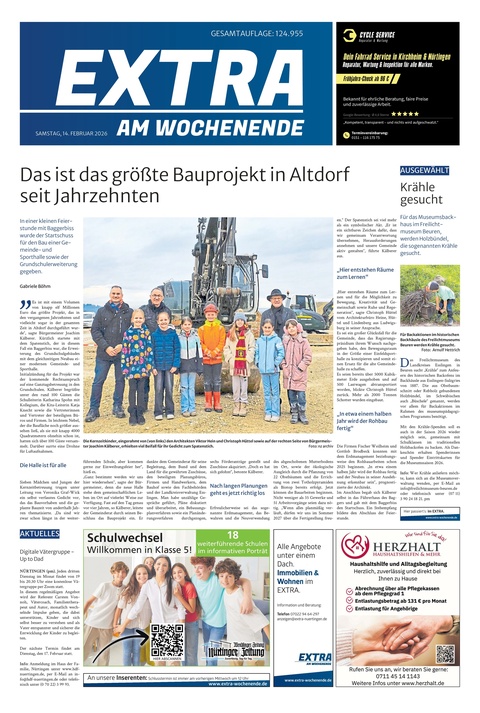 Extra am Wochenende Nürtingen 14.02.2026