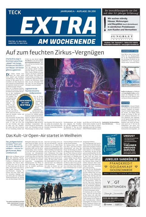 Extra am Wochenende Kirchheim 23.05.2026