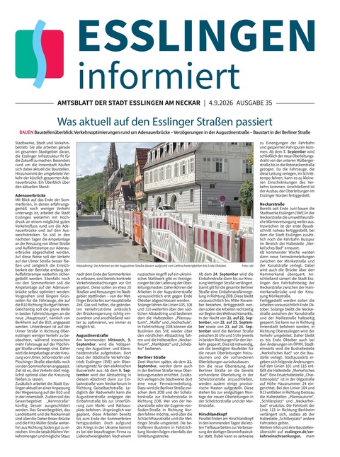 ESSLINGEN informiert 03.09.2026