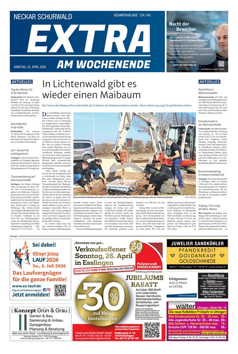 Extra am Wochenende Neckar 25.04.2026