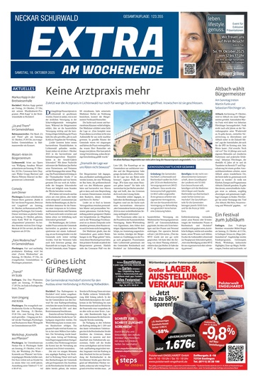 Extra am Wochenende Neckar 18.10.2025
