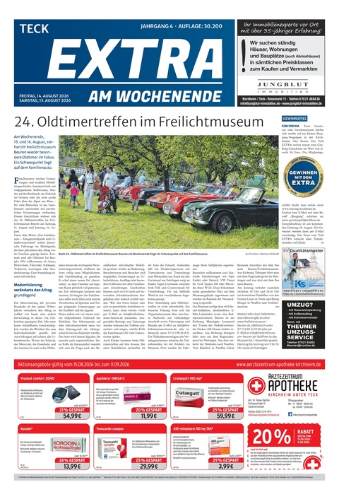 Extra am Wochenende Kirchheim 15.08.2026