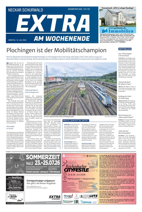 Extra am Wochenende Neckar 18.07.2026