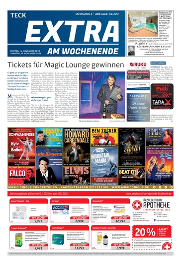 Extra am Wochenende Kirchheim 15.11.2025