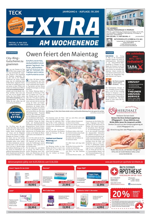 Extra am Wochenende Kirchheim 16.05.2026