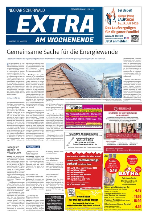 Extra am Wochenende Neckar 30.05.2026