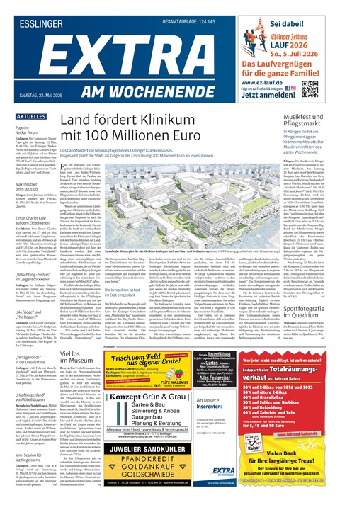 Extra am Wochenende Esslingen 23.05.2026