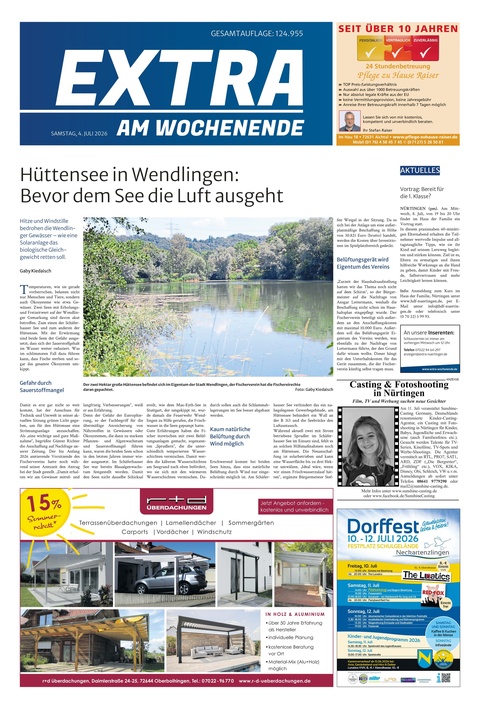 Extra am Wochenende Nürtingen 04.07.2026