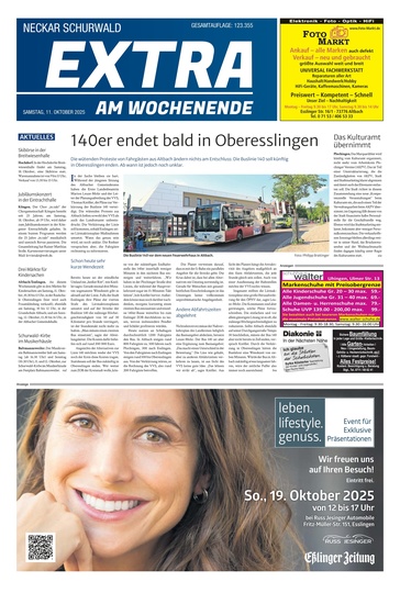 Extra am Wochenende Neckar 11.10.2025