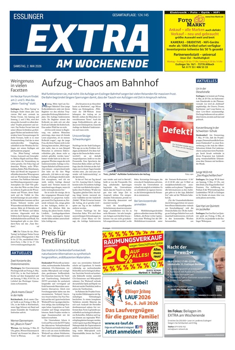 Extra am Wochenende Esslingen 02.05.2026