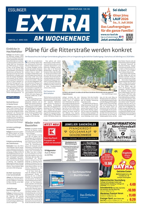 Extra am Wochenende Esslingen 21.03.2026