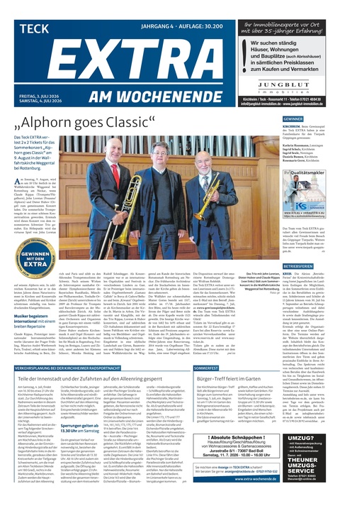 Extra am Wochenende Kirchheim 04.07.2026