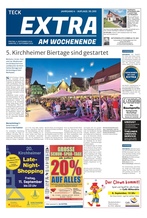 Extra am Wochenende Kirchheim 05.09.2026