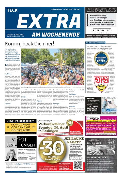 Extra am Wochenende Kirchheim 25.04.2026