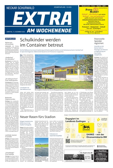 Extra am Wochenende Neckar 13.12.2025