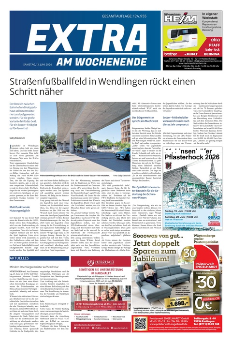 Extra am Wochenende Nürtingen 13.06.2026