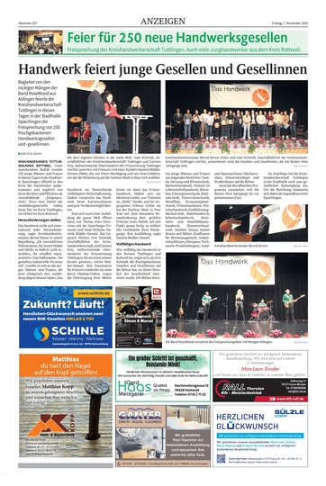 Lossprechungsfeier des Handwerks in Spaichingen