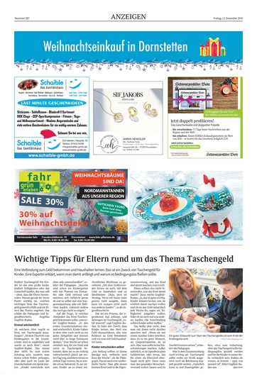 Weihnachtseinkauf Dornstetten