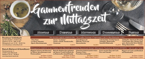 Gaumenfreuden Calw