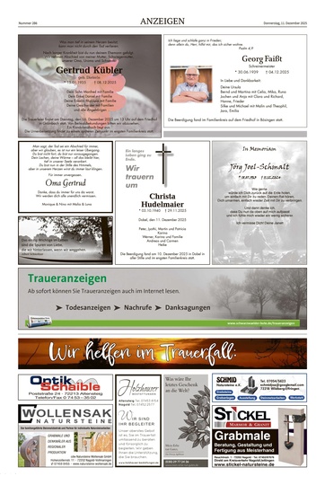 Wir helfen im Trauerfall