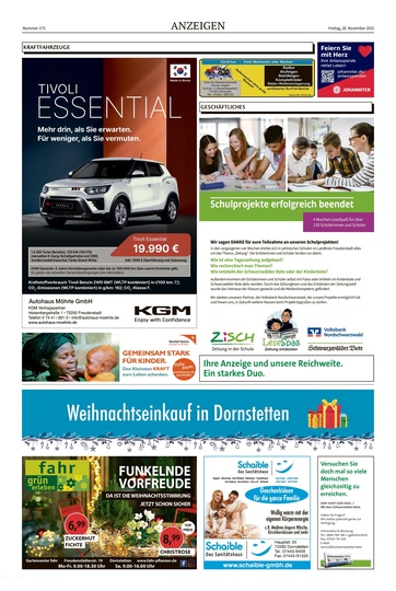 Weihnachtseinkauf Dornstetten