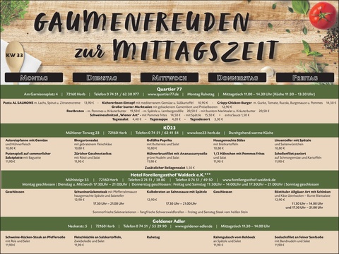 Gaumenfreuden Horb