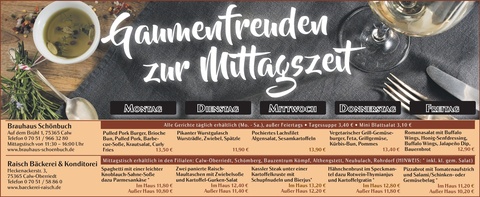 Gaumenfreuden Calw