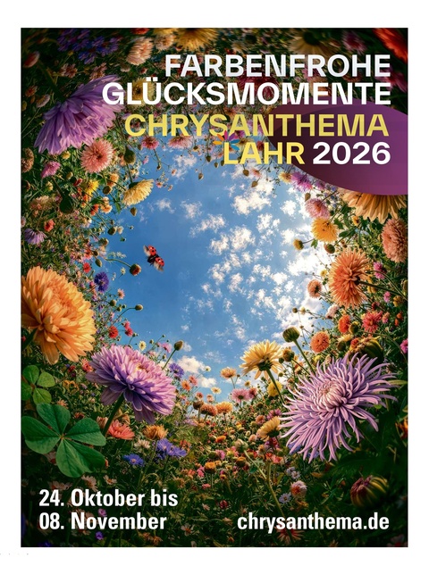 Farbenfrohe Glücksmomente - Chrysanthema Lahr 2026