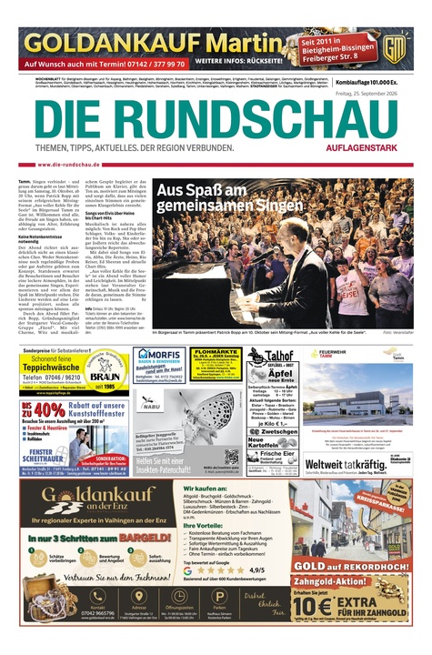 Die Rundschau 25.09.2026