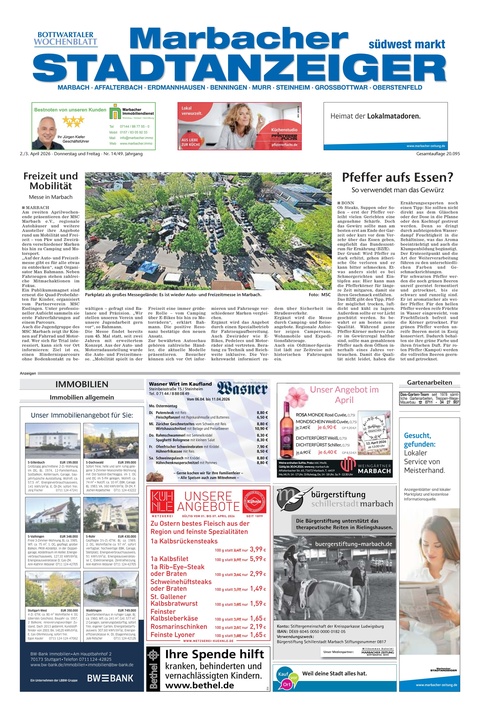 Marbacher Stadtanzeiger 02.04.2026