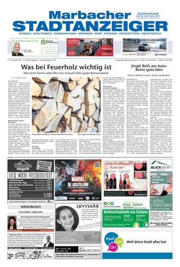Marbacher Stadtanzeiger 11.12.2025