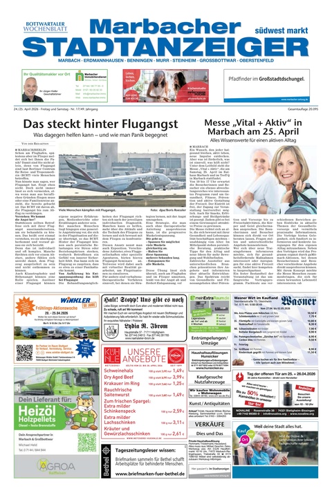 Marbacher Stadtanzeiger 24.04.2026